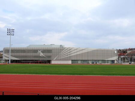 Sports center - Budapest - University-stock-foto