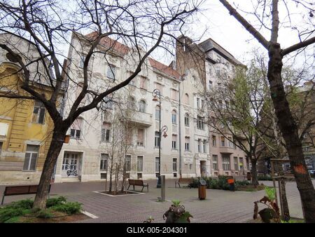 Hospital Schöpf-Merei - Budapest-stock-foto