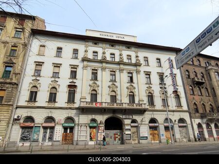 Heinrich Court - Budapest - Holocaust movies-stock-foto