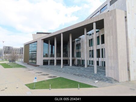 Budapest - Contemporary Art Museum - Ludwig Museum-stock-foto