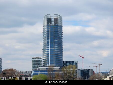 Skyscraper - Budapest - Mol Campus-stock-foto