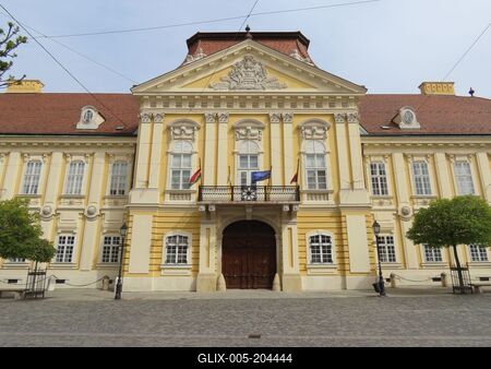 Székesfehérvár - Bishop palace - Hungary-stock-foto