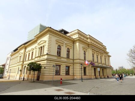 Székesfehérvár - Vörösmarty theater - Hungary-stock-foto