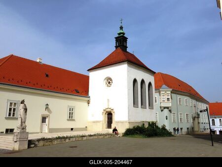 St. Anne's chapel - Székesfehérvár - Hungary - 1470-stock-foto
