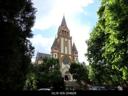 The Church of the Holy Family in Zugliget - Budapest-stock-foto