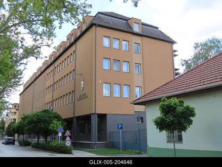 The building of the Békés County Government Office - Békéscsaba - Hungary-stock-foto