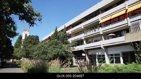 Szarvas - Residential building - Hungary-stock-foto
