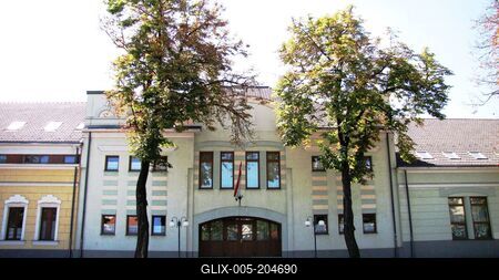 Szarvas - Hungary - Slovak school-stock-foto