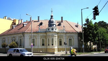The Polish Palace - Szarvas - Hungary-stock-foto