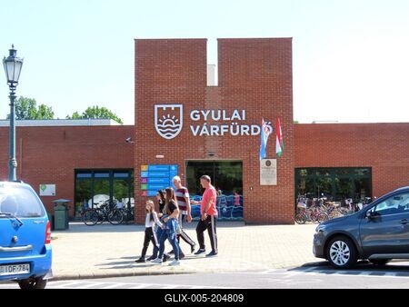 Castle Spa - Gyula - Hungary-stock-foto