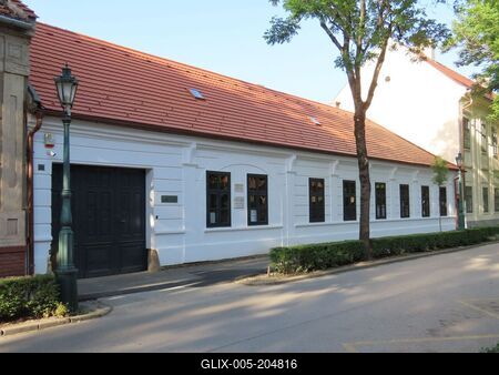 Ladics House - Museum - Small town past - Gyula - Hungary-stock-foto