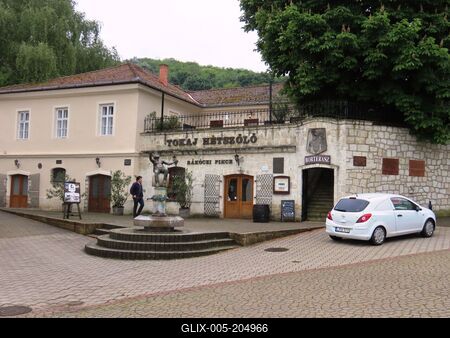 Tokaj - Wine cellar - Hungary-stock-foto