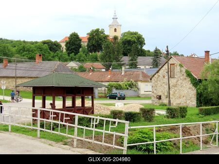 Gönc sttlement - Northern Hungary-stock-foto