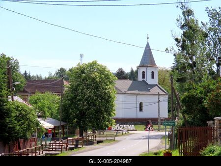 Bózsa settlement in Zemplén - Hungary-stock-foto