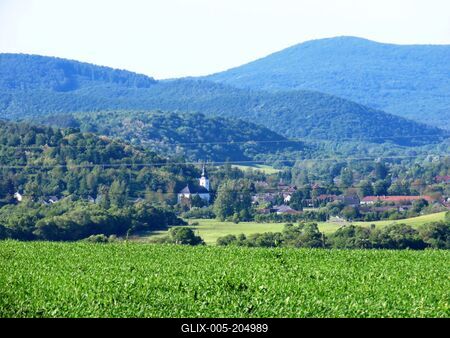 Kovácsvágás settlement - Hungary-stock-foto