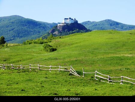 Füzér Castle in the Zemplén Mountains - Hungary-stock-foto