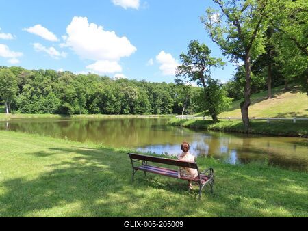 Károlyi Castle Nature consevation Park - Füzérradvány - Hungary-stock-foto