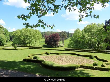 Károlyi Castle park - Füzérradvány - Hungary-stock-foto