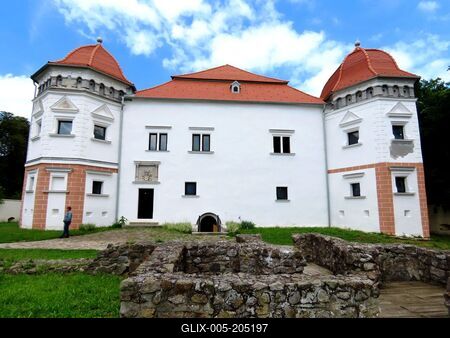 Pácin - Hungary - Mágocsy Castle - 16th C.-stock-foto
