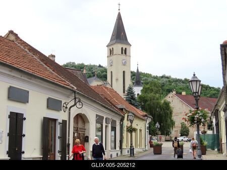 Tokaj - Cityscape - Downtown - Hungary-stock-foto