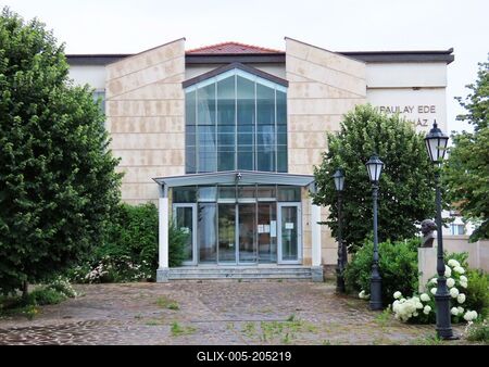 Tokaj - The Paulay Ede theater - Hungary-stock-foto