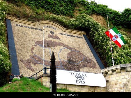 Trianon memorial site - Tokaj - Hungary - History-stock-foto