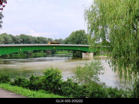 Tokaj - Bridge over the confluence of the Tisza and Bodrog rivers - Hungary-stock-foto