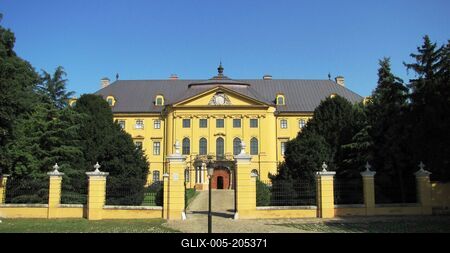 The Archbishop's Castle - Kalocsa - Hungary-stock-foto