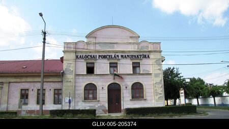 The Kalocsa porcelain manufactory - Hungary-stock-foto