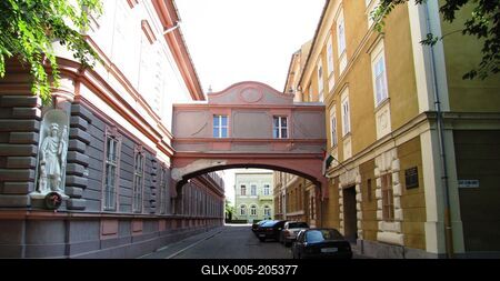 Kalocsa - Bridge of Sighs - Hungary-stock-foto