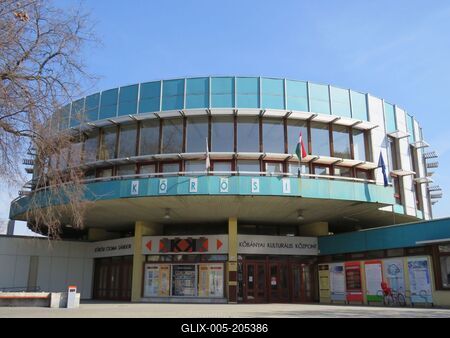 Budapest - Kőbánya - Cultural Center-stock-foto