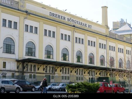 The Dreher brewery - Budapest - Kőbánya-stock-foto