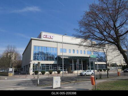The ATV television studios - Budapest - Kőbánya-stock-foto