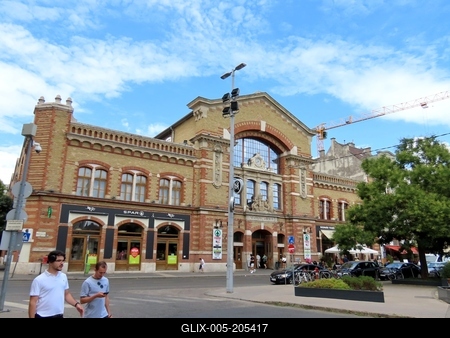 The Batthyány square market hall - Budapest-stock-foto