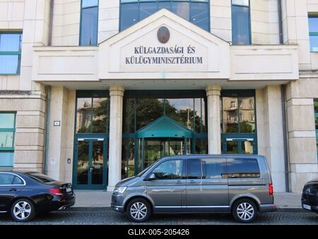 Ministry of Foreign Affairs and Trade - Hungary - Budapest-stock-foto