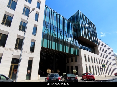 Bem Center hotel-office building - Budapest-stock-foto