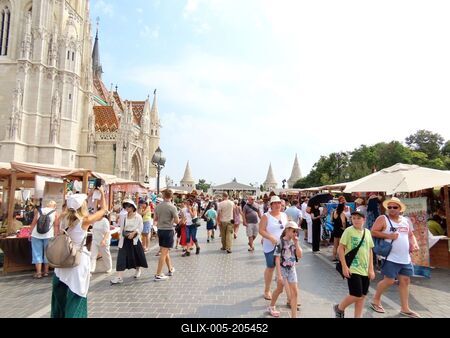 August 20 National Day - Hungary - Tourism - Fisherman's Bastion-stock-foto