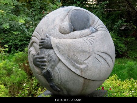 Mother Earth statue - Budapest-stock-foto