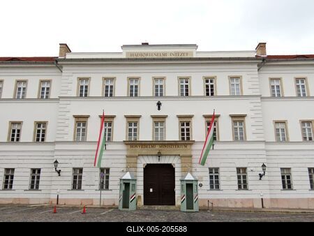 The Institute of Military History of the Ministry of Defense - Budapest-stock-foto