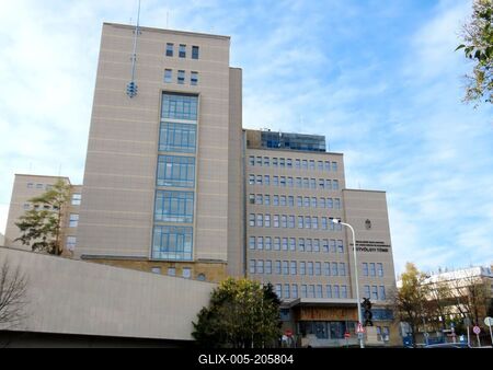 The renovated Kútvölgyi hospital - Budapest-stock-foto