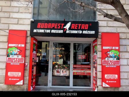 Budapest Retro Interactiv Museum - Travel in the Past-stock-foto