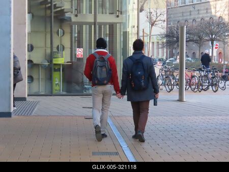 A couple of boys in Budapest - Love - Same sex Love-stock-foto