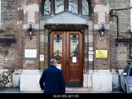 Clinic of Nose, Ear and Throat of the Pázmány Péter Catholic University - Budapest-stock-foto
