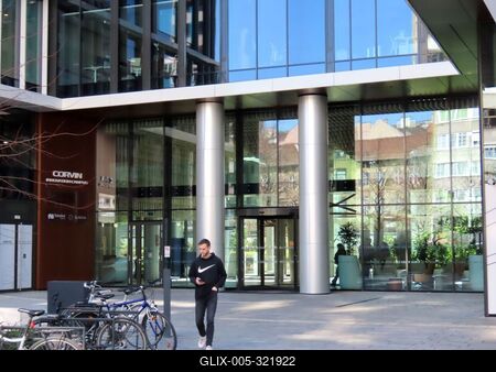 Corvin Innovation Campus - Budapest-stock-foto