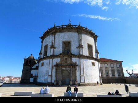 Porto - Monastery Serra do Pilar - Portugal-stock-foto