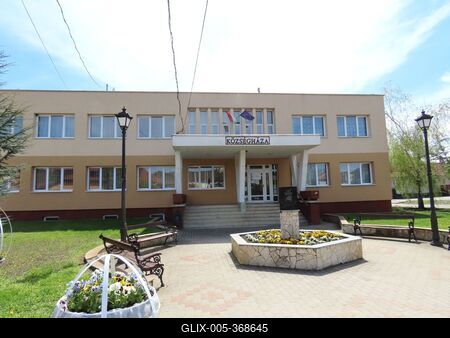 Jászalsószentgyörgy - The village hall - Hungary-stock-foto