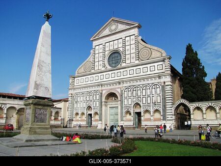 Firenze - Florence - Santa Maria Novella - Italy-stock-foto