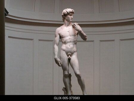 Michelangelo's David - Florence - Firenze - 1504-stock-foto
