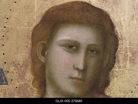 John the Evangelist - Giotto - Florence - Uffizi-stock-foto