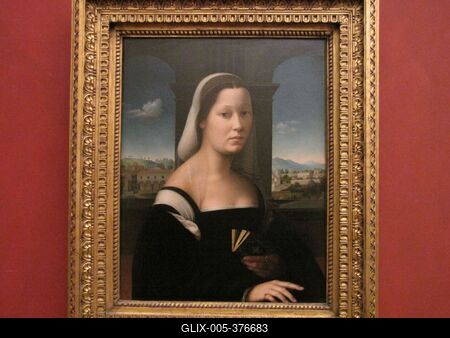 Portrait of a Woman (The Nun - Florence - Ghirlandaio - Uffizi-stock-foto